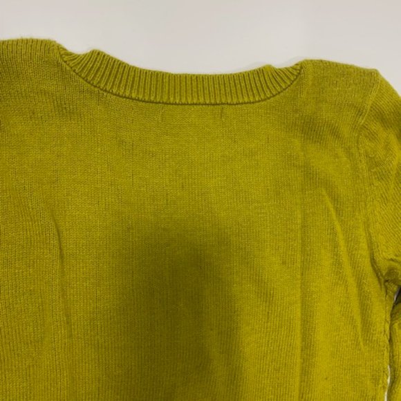 BANANA REPUBLIC Green Cable Knit Sweater with Shoulder Buttons ~ Size S… - Picture 8 of 14